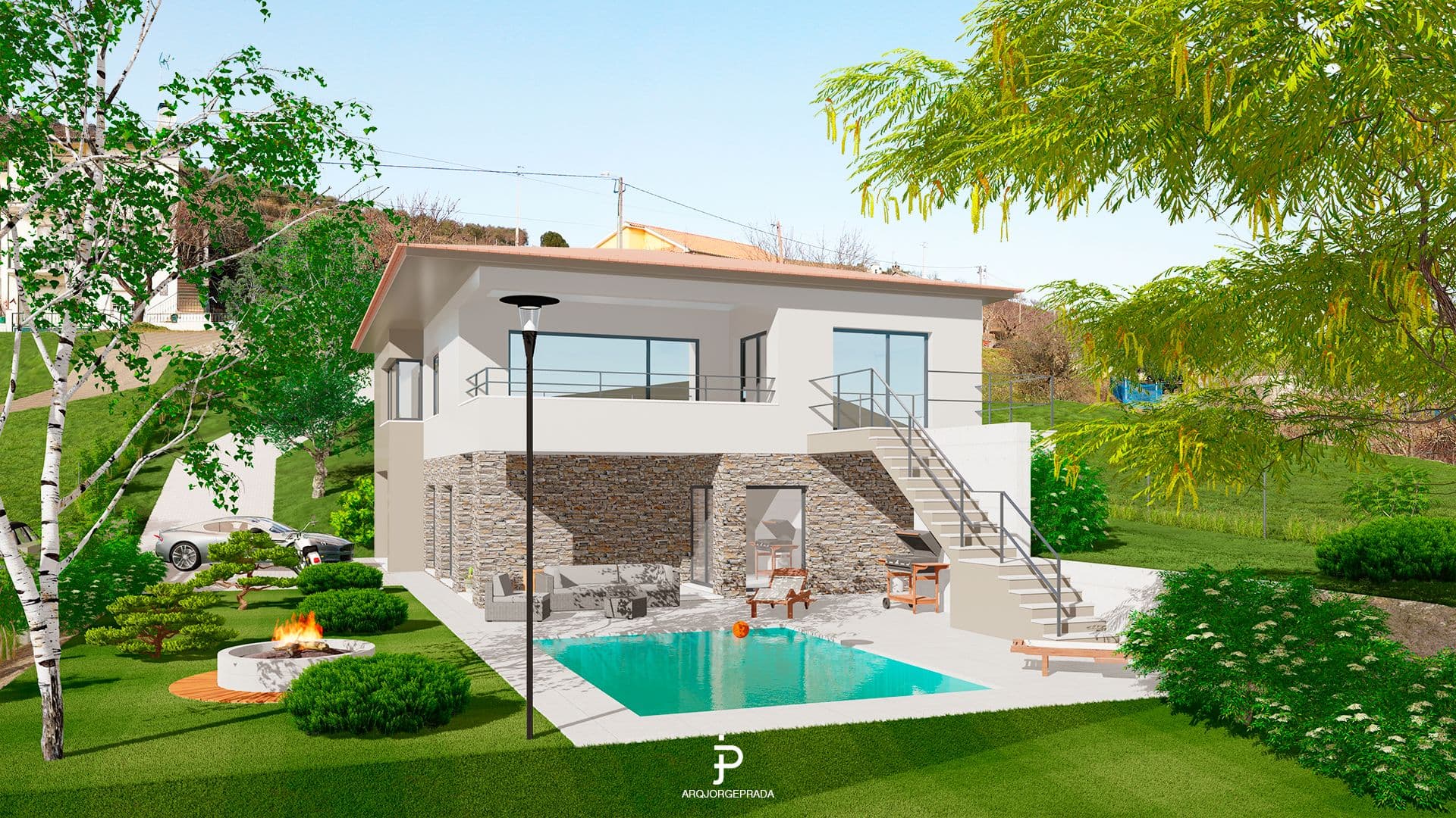 Terreno com projeto de construção em Alfaião